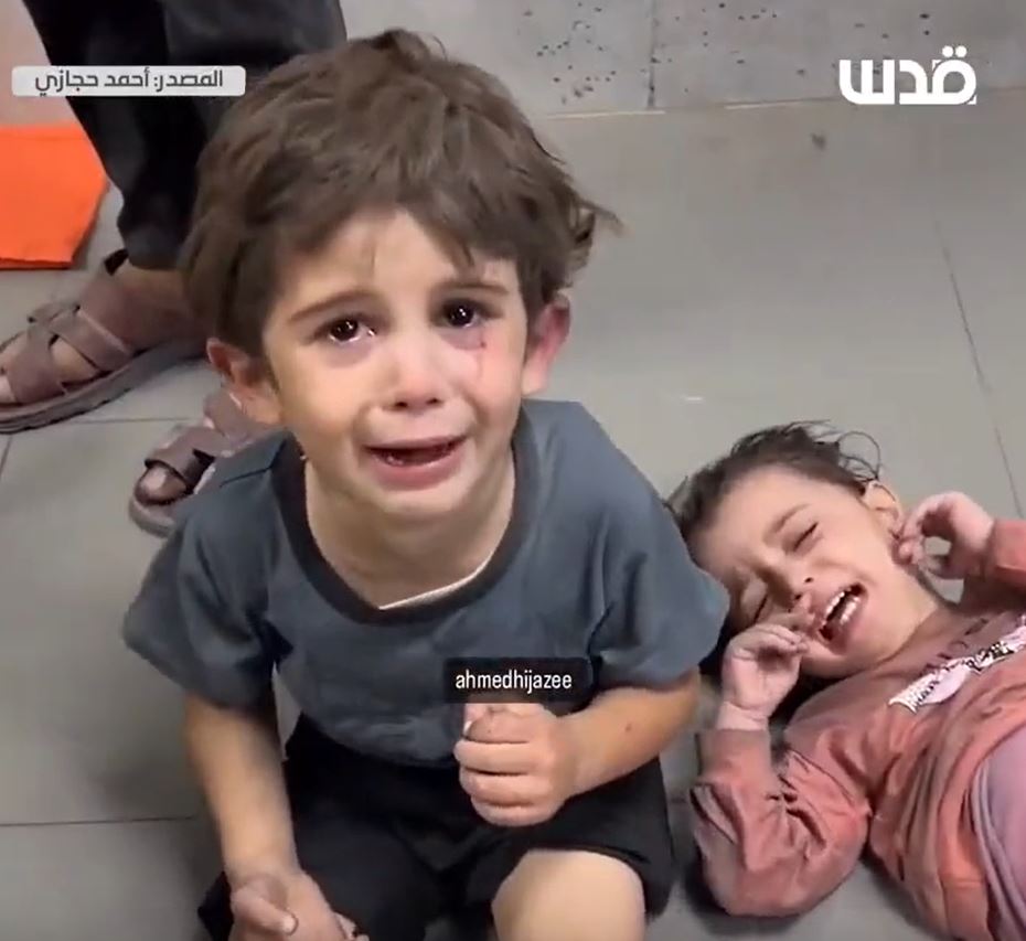 Video: Gaza children having a difficult time dealing with horror that Israel has been inflicting