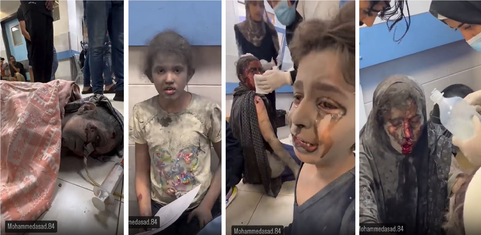 Footage from yesterday’s Israeli massacres in Gaza, perpetrated in darkness  