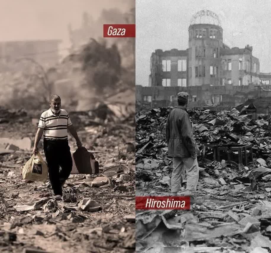Hotuna Gaza Ta Zamo Kamar Hiroshima