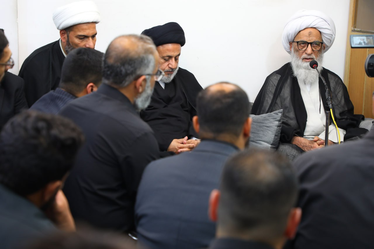 آية الله النجفي: ضرورة الإعداد النفسي والديني ليكون شرف الخدمة  في رضا الله تعالى