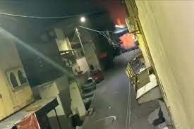 فيديو | لحظة تفجير عبوة ناسفة بجرافة واليات عسكرية صهيونية في مخيم جنين 