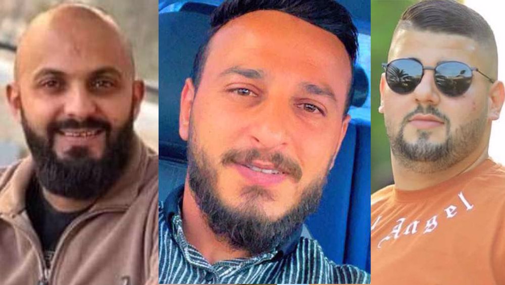 Israeli forces martyr 3 Palestinian men across occupied West Bank