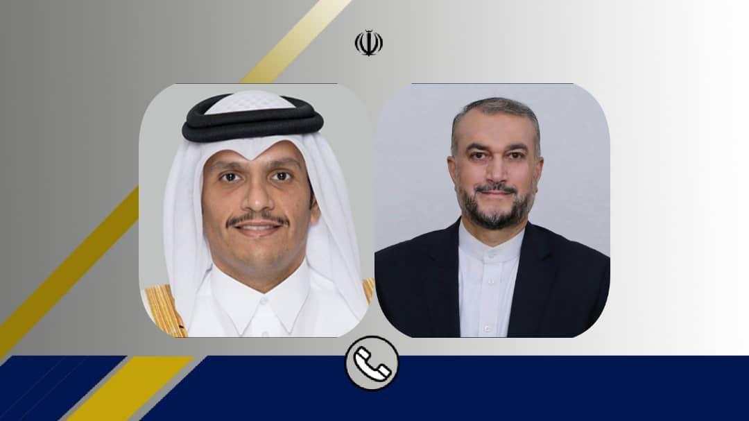 Iran, Qatar FMs discuss Gaza war, urge immediate end to Israeli aggression