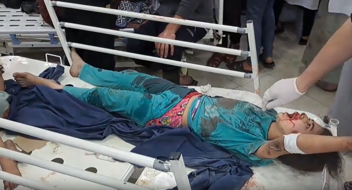 Video: Arrival of injured at Indonesian Hospital, consequence Israeli bombardment of Jabalia, N Gaza