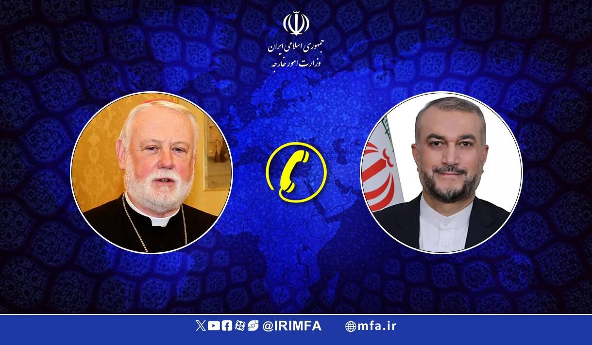 Iran, Vatican FMs discusses Gaza situation