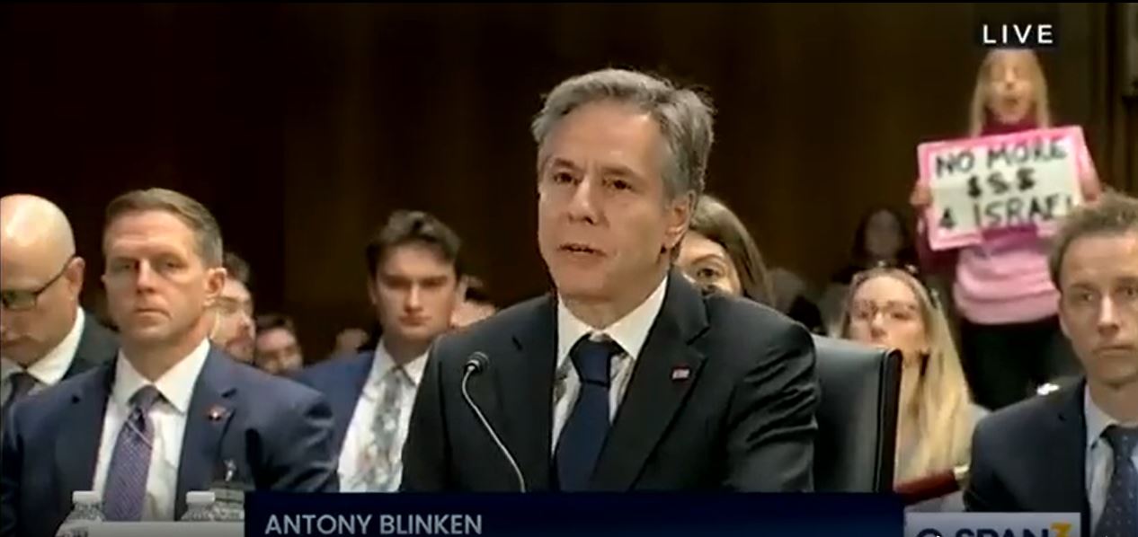 Video: Pro-Palestine protesters interrupt Blinken's speech in Congress, demanded a ceasefire in Gaza