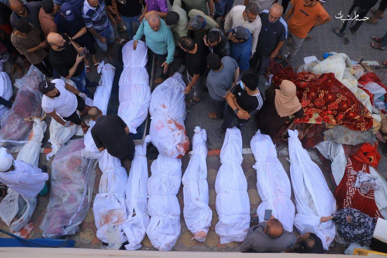 Photos / Video: Israeli regime completely destroyed Jabalia area with 60,000 citizens