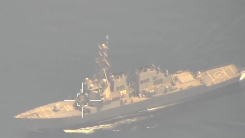 Drone Iran Intai Kapal Perang AS di Samudra Hindia tanpa Terdeteksi