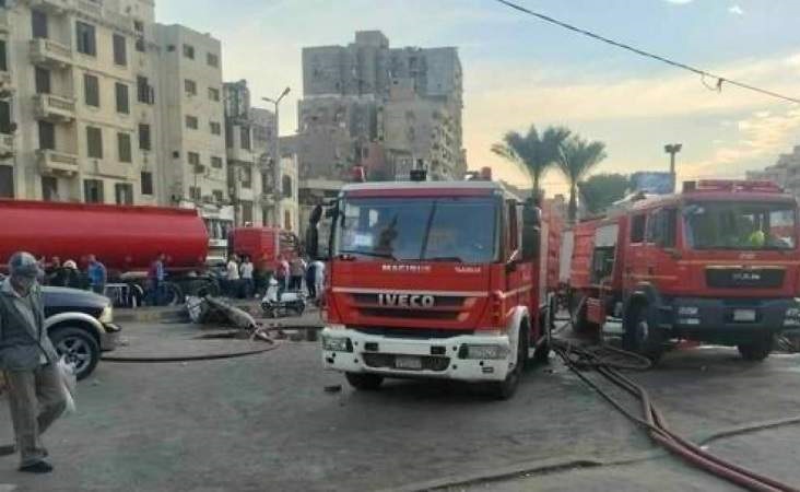  فرق الإطفاء تنقذ مسجد السيدة زينب من حريق كبير في القاهرة