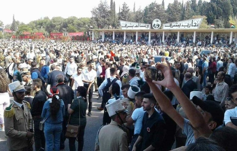 اول موقف لدمشق حول استهداف حفل تخريج طلاب عسكريين بحمص