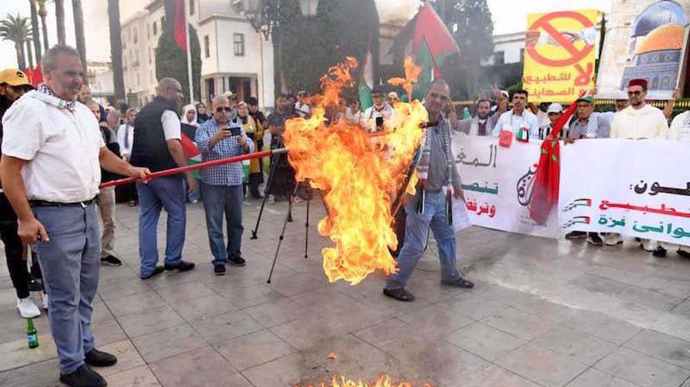Moroccans protest one-year-old normalization with Zionist regime