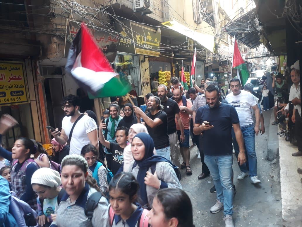 فيديو | احتفالات في بيروت بعد معركة طوفان الأقصى
