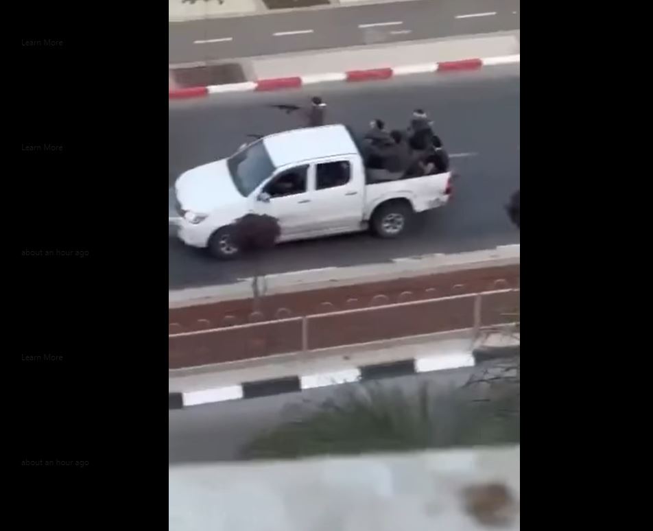 Video: Palestinian resistance fighters inside Gaza Strip settlements