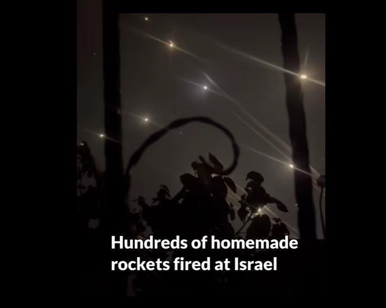 Video: Gaza resistance fighters launched hundreds of rockets at Tel Aviv response to Israeli aggressions 