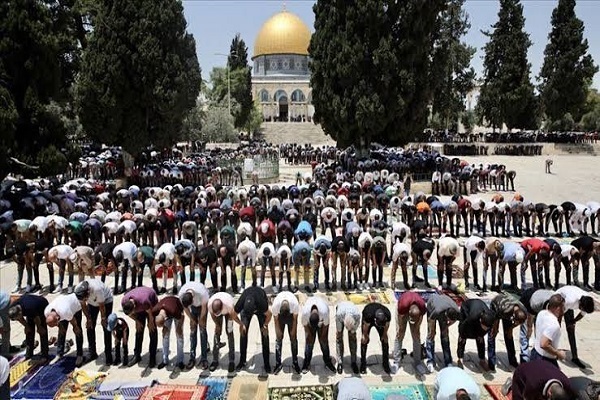  فيديو | إقامة صلاة الفتح لم تصلى منذ 333 عام فی مسجد الاقصی
