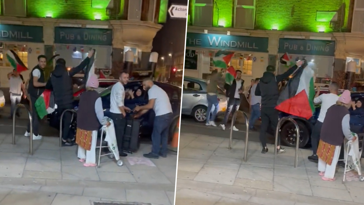 Palestine's supporters in London celebrate Hamas attack on Israel (+Video)