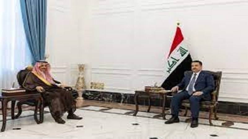 Il ministro degli Esteri saudita ha incontrato il primo ministro iracheno