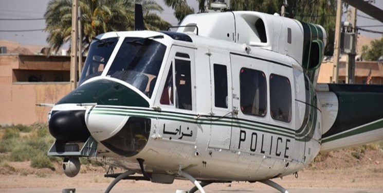 تحطم مروحية قائد قوى الامن الداخلي لمحافظة كرمانشاه في مرتفعات دالاهو