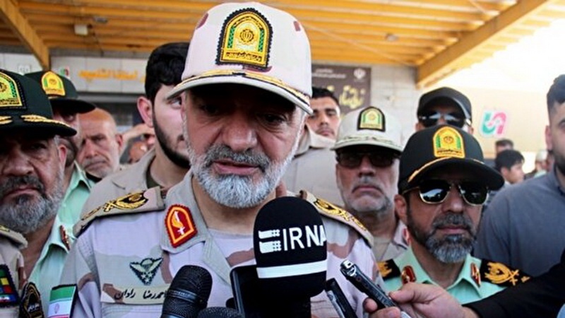  Начальник иранской полиции сделал акцент на полной безопасности границ во время Арбаина Хоссейни