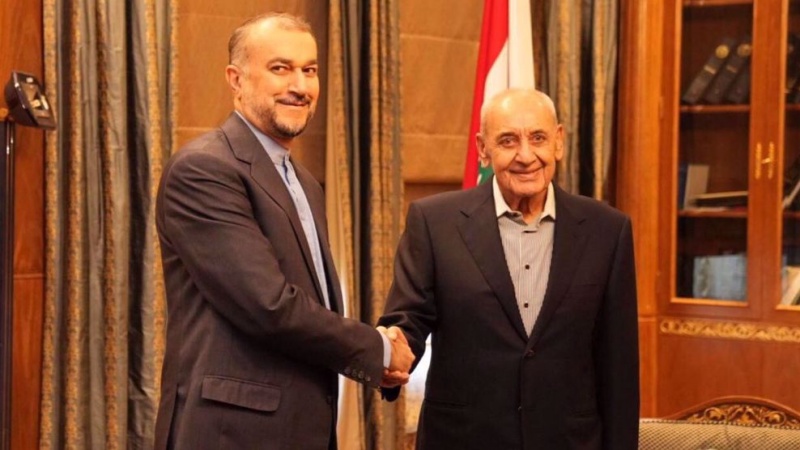  Iran, ministro Abdollahian in Libano ricevuto da presidente del parlamento Berri