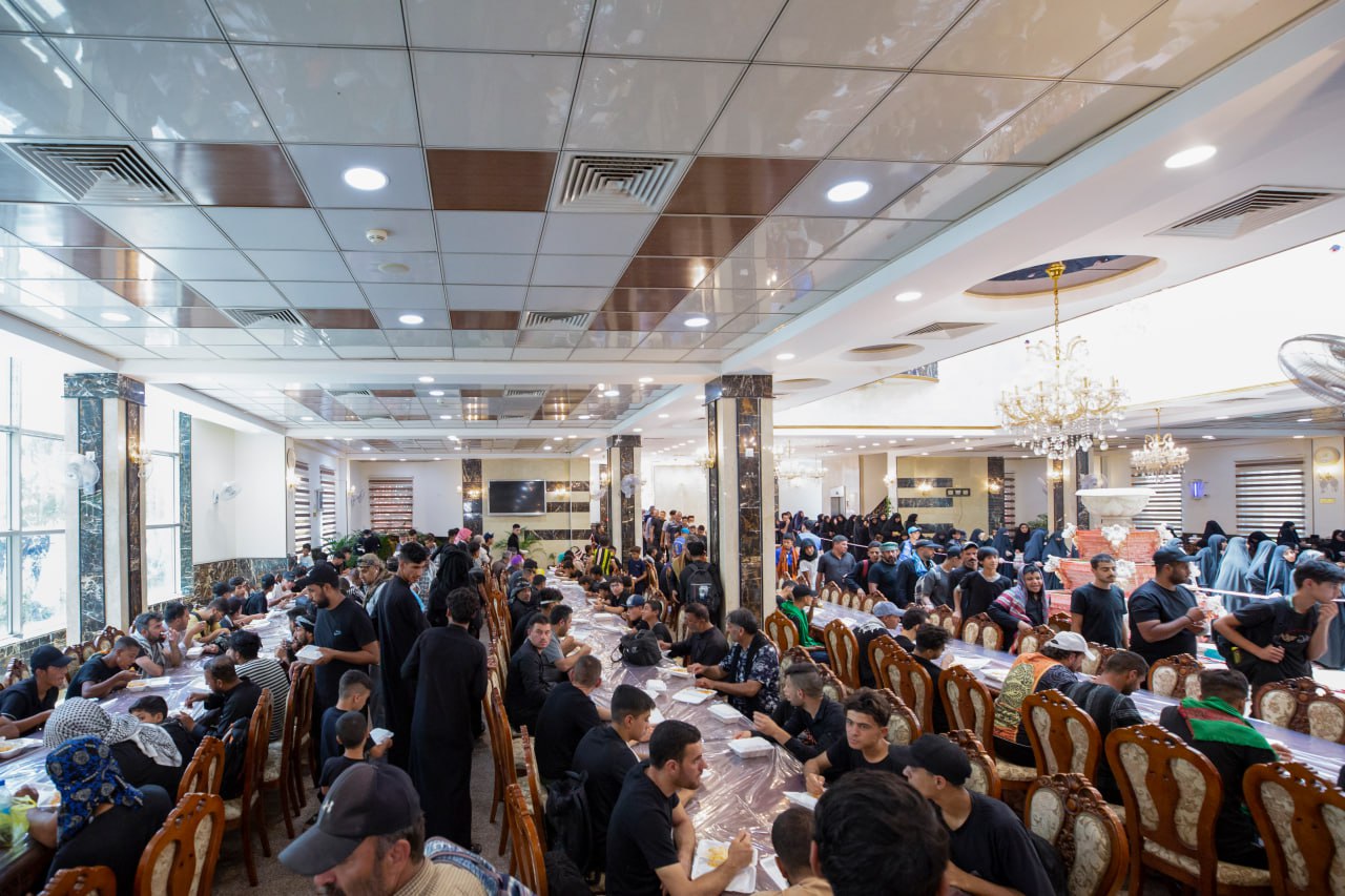 مدينة الإمام الحسن المجتبى (ع) قدمت خدمة المبيت والاستراحة والطعام لنصف مليون زائر اربعيني+(صور)