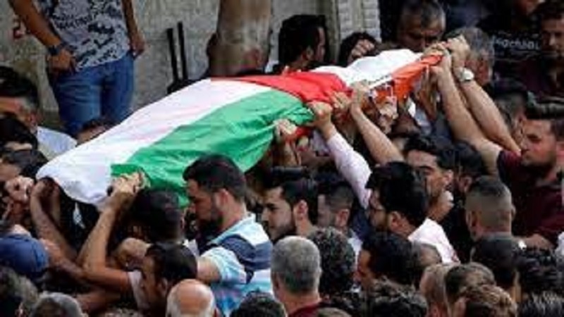  Il martirio di un palestinese ferito nella sponda occidentale del fiume Giordano