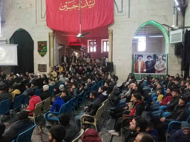 مشاركة واسعة بمراسم الأربعين في مدينتي نبل والزهراء تحت شعار "كربلاء طريقنا إلى المهدي (عج)" 