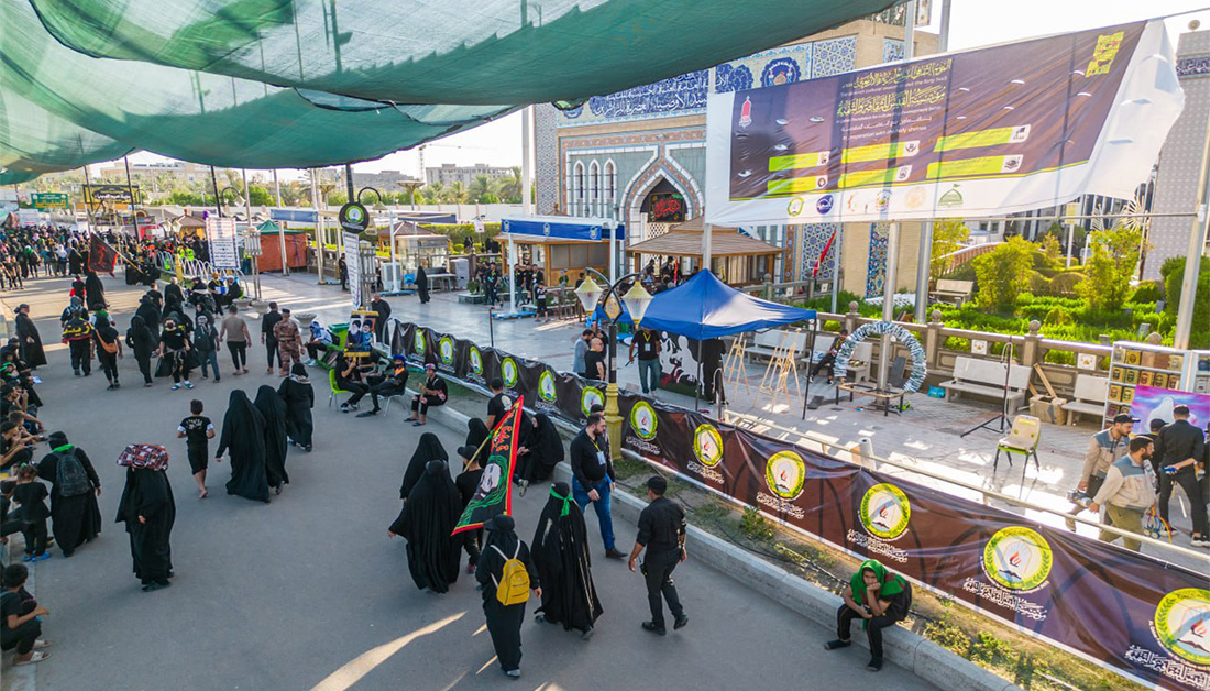 مدينة "سيد الاوصياء" التابعة للعتبة الحسينية قدمت أنواع الخدمات لأكثر من مليون زائر خلال الأربعين