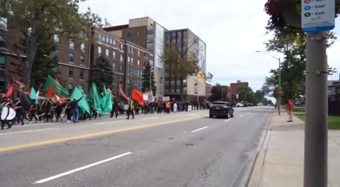 Video: Imam Hussain Arbaeen Procession in Windsor, ON, Canada 