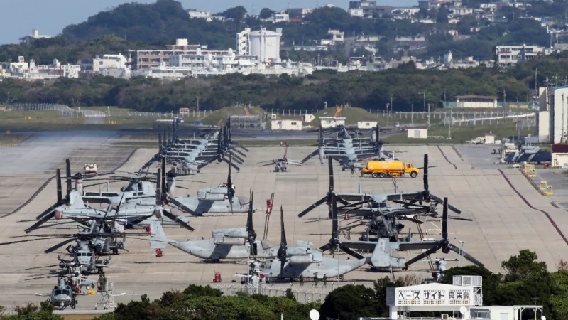  普天間基地への外来機飛来めぐり、宜野湾市議会が禁止を防衛局に要請