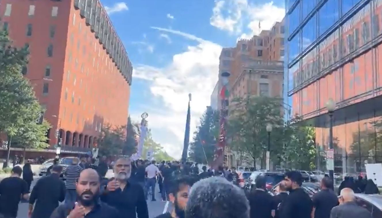 Video: Arbaeen procession in Washington DC, USA