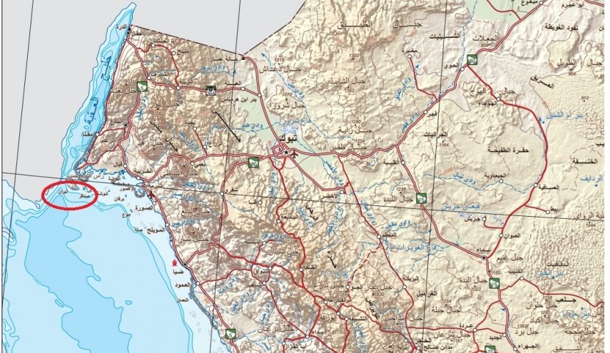 السعودية تنشر خريطة جديدة لحدودها تضم تيران وصنافير!