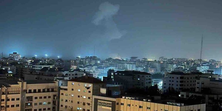 حمله نیروی هوایی ارتش رژیم صهیونیستی به نوار غزه 