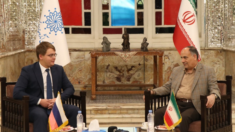  Глава иранской Ассоциации культурных достопримечательностей и знаменитостей встретился с культурным представителем России в Иране
