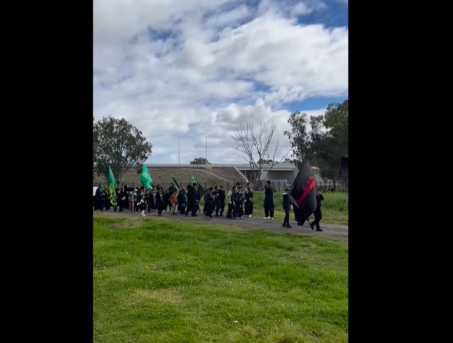 فيديو / مسيرة أربعينية الإمام الحسين (ع) في غرب استراليا