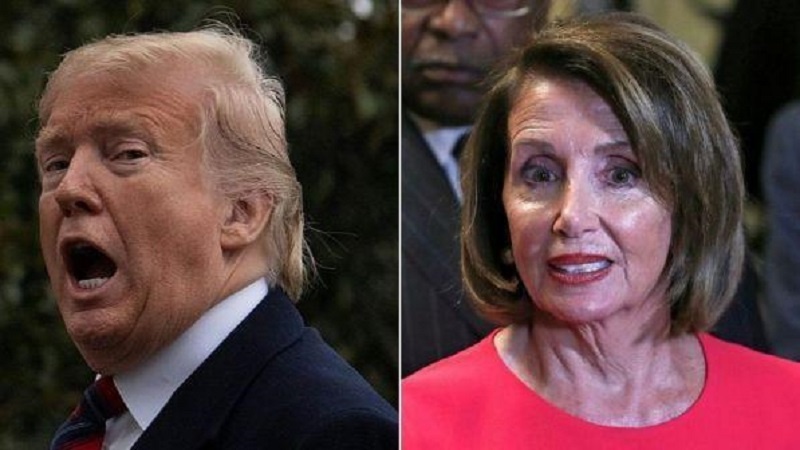  Trump Salahkan Pelosi atas Serangan terhadap Gedung Kongres AS