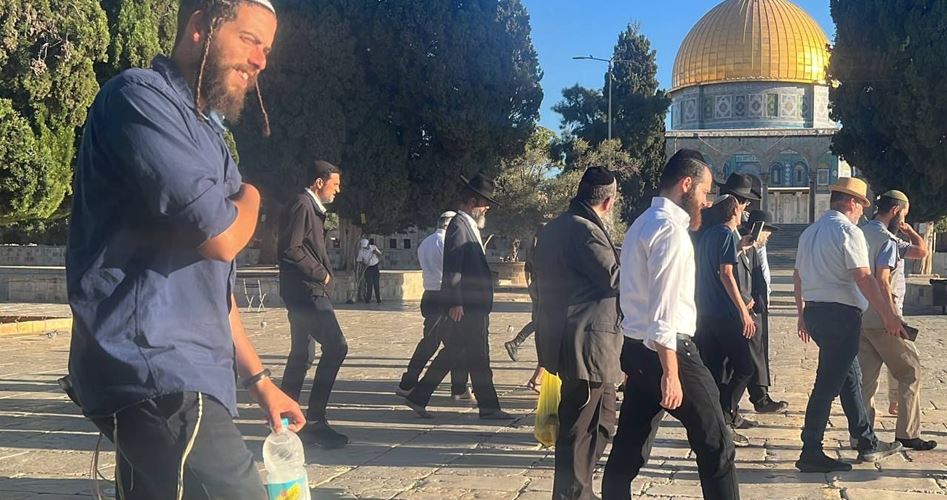 Extremist Jewish settlers storm Aqsa Mosque anew
