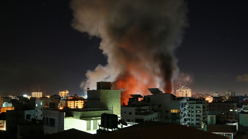  Jet Tempur Rezim Zionis Bombardir Gaza