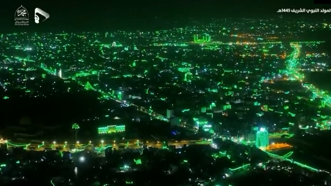 Video: Sana'a turned green on eve of the Prophet's birth