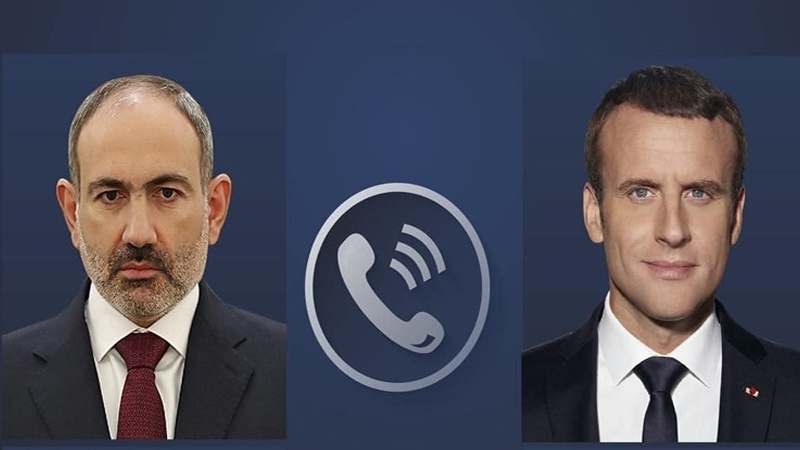 Macron ve Paşinyan Karabağ'ı Görüştü