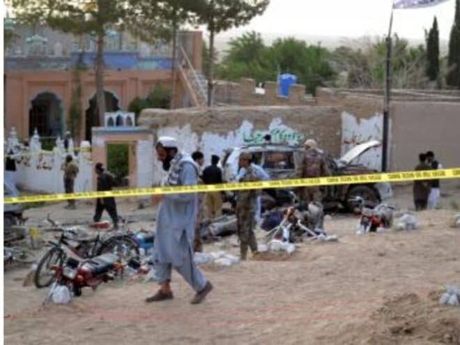 At least 52 killed in two separate blasts targeting mosques in Pakistan