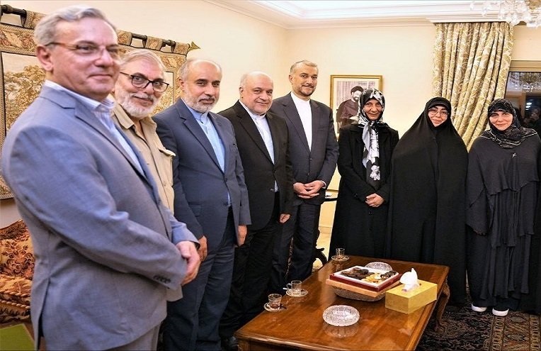 أميرعبداللهيان يلتقي عائلة الإمام موسى الصدر في لبنان