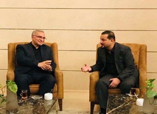 وزير الصحة الإيراني يلتقى بالمدير التنفيذي لمنظمة الصحة العامة في النجف الأشرف