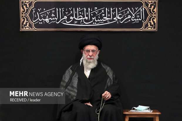 Imam Khamenei attends Arbaeen mourning ceremony