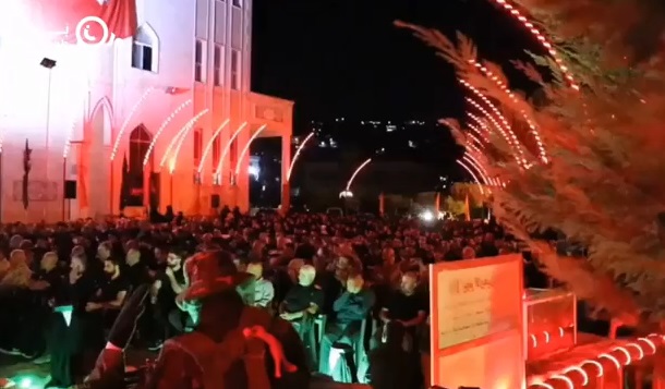  فيديو | إقامة مجلس عزاء في باحة مجمع أهل البيت (ع)/ مدينة بنت جبيل إحياء لذكرى الأربعين 
