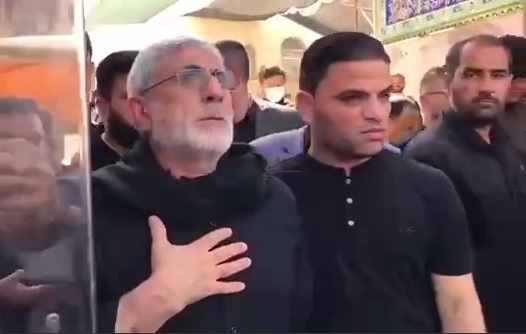 فيديو |قائد فيلق القدس إسماعيل قاآني يتشرف بزيارة مرقد الإمامين العسكريين (ع)