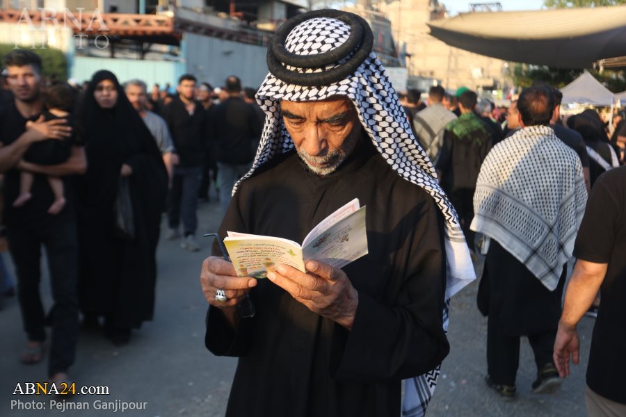 گزارش تصویری/ قرائت زیارت اربعین در کربلا (2)