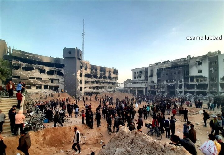 الدفاع المدني بغزة: الاحتلال أخفى جثث الشهداء بمجمع الشفاء