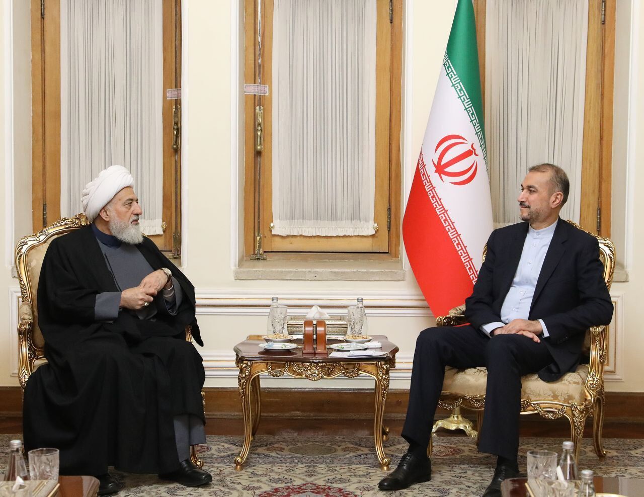 Lebanese senior Shia cleric meets Iranian FM