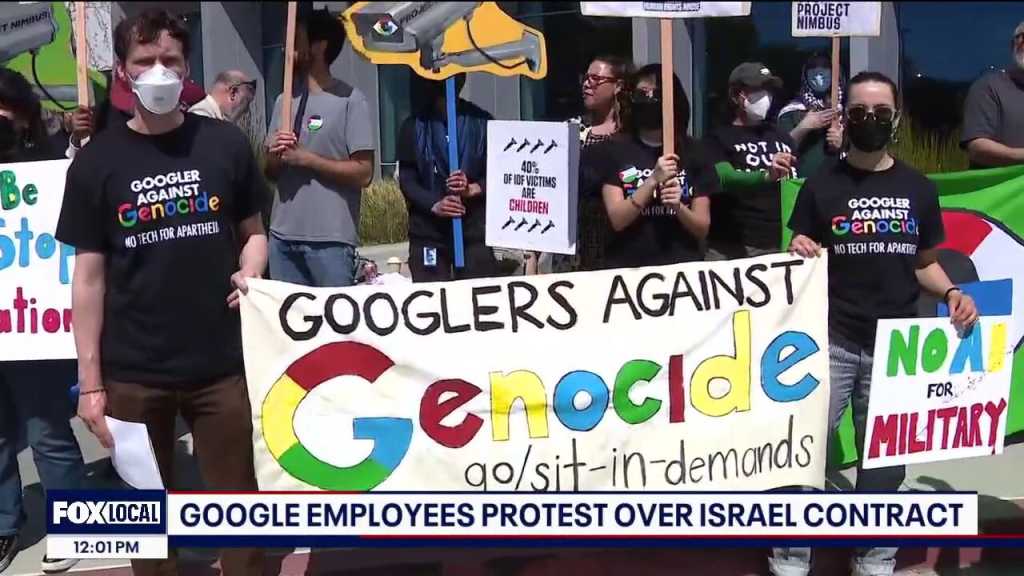 NYC police arrest Google workers for protesting company’s deal with Israel